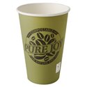 Drinkbekers 300ml "Pure" Karton Groen "Pure Joy" Ø 80 x 117mm Horecavoordeel.com