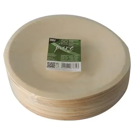 Amuse Borden Hout "Pure" Rond Ø 190 x 20mm Horecavoordeel.com