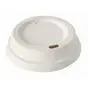 Dome Lids made of Sugarcane "Pure" Round Ø 80mm White - Horecavoordeel.com
