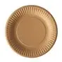 Cardboard Plates "Pure" Round Ø 150mm Brown