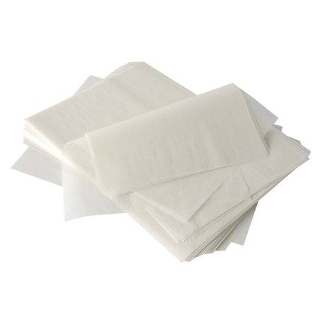 Whipped Cream Cover Paper "Pure" 32 x 22cm White with Grease Resistant Palmwax Coating - Horecavoordeel.com