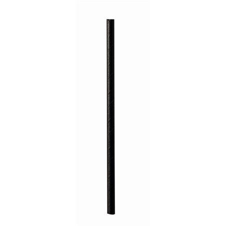 Cocktail Paper Straws "Pure" Ø 7mm x 10cm Black - Horecavoordeel.com