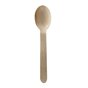 Spoons Wood "Pure" 1cm packed individually in a paper sleeve - Horecavoordeel.com