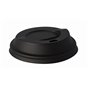 Lids C-PLA "Pure" Round Ø 80mm Black - Horecavoordeel.com