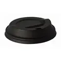 Lids C-PLA "Pure" Round Ø 90mm Black - Horecavoordeel.com