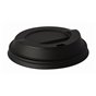 Lids C-PLA "Pure" Round Ø 90mm Black - Horecavoordeel.com