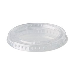 Lids for Portion Cup PLA "Pure" Round Ø 60mm Transparent - Horecavoordeel.com