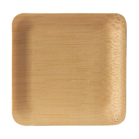 Amuse Schaaltjes Bamboe "Pure" Rechthoek 85 x 85 x 15mm Horecavoordeel.com