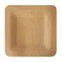 Plates made of Bamboe "Pure" Rectangular 15 x 180 x 180mm - Horecavoordeel.com