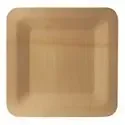 Plates made of Bamboe "Pure" Rectangular 15 x 230 x 230mm - Horecavoordeel.com