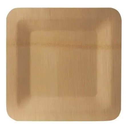 Plates made of Bamboe "Pure" Rectangular 15 x 230 x 230mm - Horecavoordeel.com