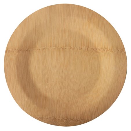 Plates made of Bamboe "Pure" 1-compt. Ø 280 x 15mm - Horecavoordeel.com