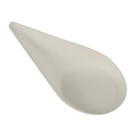 Amuse Trays Sugarcane "Pure" 105 x 57mm White "Drop" - Horecavoordeel.com