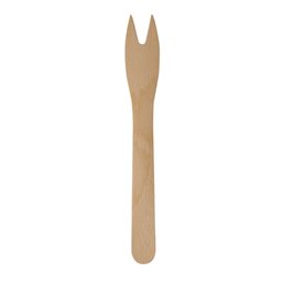 Snack forks Wood "Pure" 121mm - Horecavoordeel.com