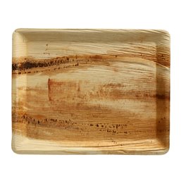 Serving Trays made of Palm Leaf "Pure" Rectangular 260 x 320 x 20mm - Horecavoordeel.com