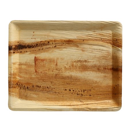 Serving Trays made of Palm Leaf "Pure" Rectangular 260 x 320 x 20mm - Horecavoordeel.com