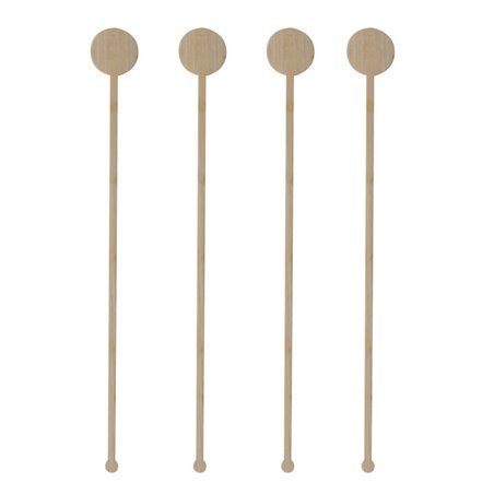 Stirring Sticks Bamboo "Pure" 180mm "Coin" - Horecavoordeel.com