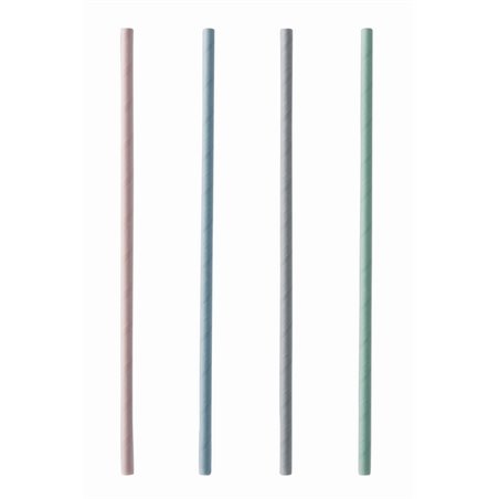 Paper Straws "Pure" Ø 6mm x 210mm Colour Variants - Horecavoordeel.com