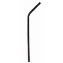Paper Straws "Pure" Ø 6 x 220mm Black Flexible - Horecavoordeel.com