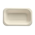 Topseal Menuschalen Suikerriet "Pure" Rechthoek 1-Vak Wit 150 x 240 x 56mm Horecavoordeel.com