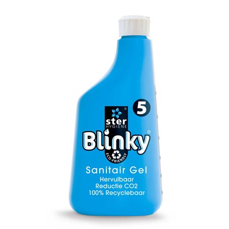 Tip Cap White for Bottle Blinky 5 Sanitary Gel Blue