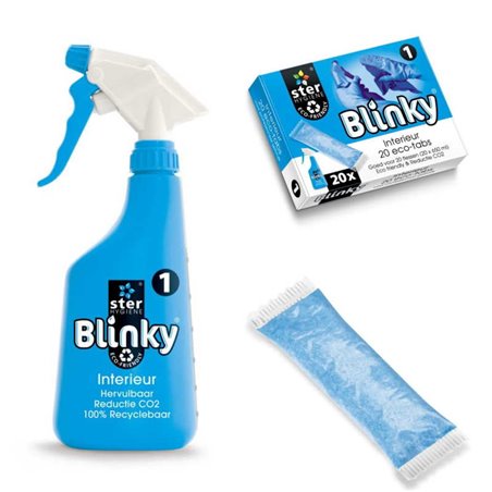 Blinky 1 Interieurreiniger eco-tabs (Licht blauw)