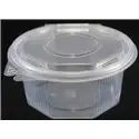 Ripboxx Salad container 750cc PP Transparent With tear-off hinged lid