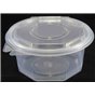 Ripboxx Salad container 750cc PP Transparent With tear-off hinged lid