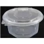 Ripboxx Salad container 750cc PP Transparent With tear-off hinged lid