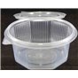 Ripboxx Salad container 1000cc PP Transparent With tear-off hinged lid