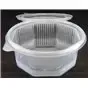 Ripboxx Salad container 375cc PP Transparent With tear-off hinged lid