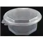 Ripboxx Salad container 375cc PP Transparent With tear-off hinged lid