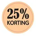 Etiket Rond 35mm 30 PROCENT KORTING (KM)