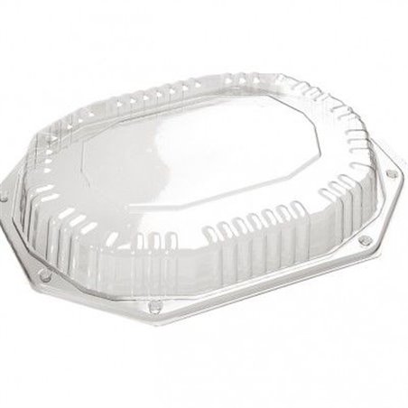 Catering Lid - hood 335x250x44mm for platter Black CS 335-250 (click platter) - Horecavoordeel.com