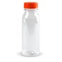 Bottle with Orange Lid Transparent APET 250ml