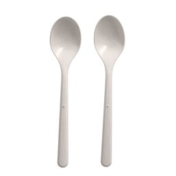 Coffee Spoons White "Bio PP" Extra Sturdy 130mm