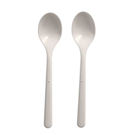 Coffee Spoons White "Bio PP" Extra Sturdy 130mm