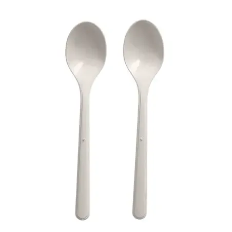 Coffee Spoons White "Bio PP" Extra Sturdy 130mm