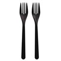 Forks Black "Bio PP" Extra Sturdy 185mm