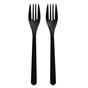 Forks Black "Bio PP" Extra Sturdy 185mm