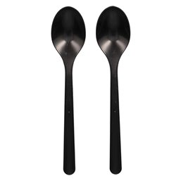 Spoons Black "Bio PP" Extra Sturdy 185mm