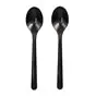 Coffee Spoons Black "Bio PP" Extra Sturdy 130mm