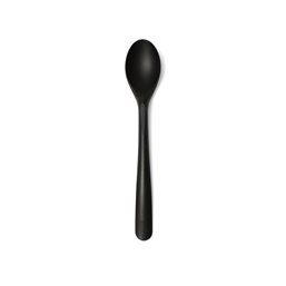 Spoons Black CPLA "Folia" Extra Sturdy 190mm