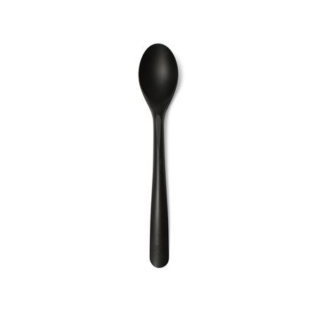 Spoons Black CPLA "Folia" Extra Sturdy 190mm