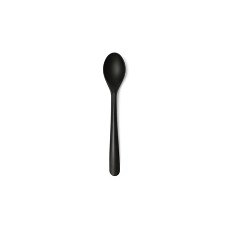 Dessert Spoons Black CPLA "Folia" Extra Sturdy 145mm