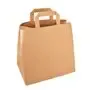 Carrier Bags Paper Brown 260 x 170 x 250mm -Horecavoordeel.com-