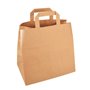 Carrier Bags Paper Brown 260 x 170 x 250mm -Horecavoordeel.com-