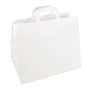 Carrier Bags Paper White 320 x 160 x 270mm -Horecavoordeel.com-