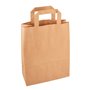 Carrier Bags Paper Brown 220 x 100 x 280mm -Horecavoordeel.com-