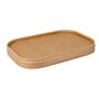 Lids for Meal Trays Cardboard Brown 173 x 123 x 20mm -Horecavoordeel.com-